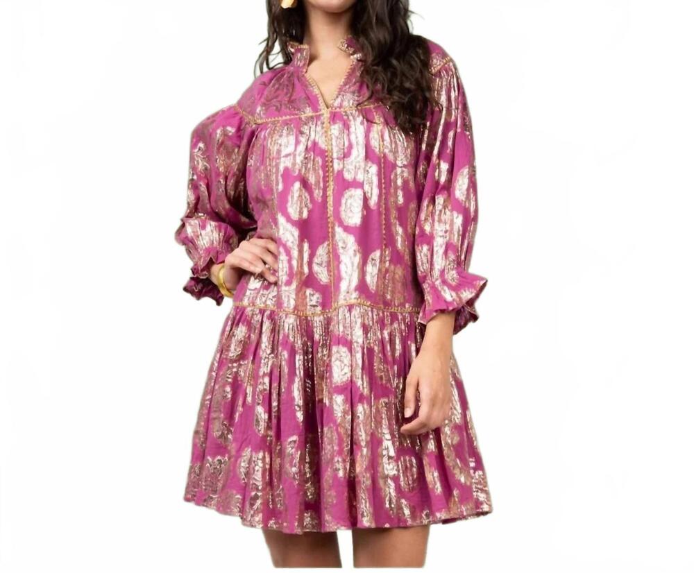 NEW UNCLE FRANK the rosé dress in raspberry